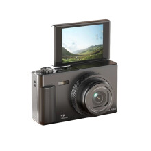 5k Digital Camera 180 Flip Screen Video Vlog Camera 75mp Anti-Shake 18x Zoom Portable CCD Camera for Students Gifts A