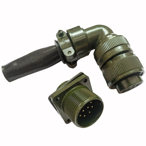 MS3108A18-1S MS3102A18-1P Aviation Plug 10 Core Waterproof Connector, Bend Type Industrial Circular Cable Socket
