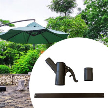 Patio Umbrella Lifting Handle Parasol Mount Heavy Duty Attachment Accessories Holder for Deck Outdoor Yard Picnic Garden