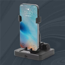 Desk Mute Automatic Swing Shaker Mobile Phone Stand Holder for Smartphone Wiggler Pedometer Brush Stepper