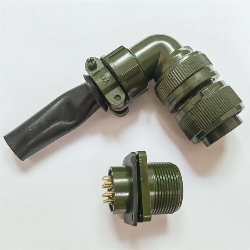 MS3108A18-1S MS3102A18-1P Aviation Plug 10 Core Waterproof Connector, Bend Type Industrial Circular Cable Socket 2
