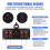 LED Digital Voltmeter 12-24V Circuit Control Car  Panel Dual USB Port Outlet Combination 2