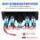LED Digital Voltmeter 12-24V Circuit Control Car  Panel Dual USB Port Outlet Combination 4