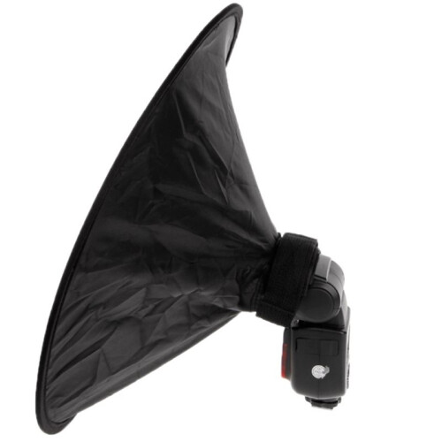 Universeller 42 cm Runder Studioblitz-Softbox-Diffusor-Reflektor-Gurt Neu K1KF 2