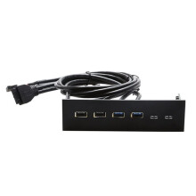 Multifunktionaler USB-Hub für die Frontblende, Computer-Erweiterungsplatine für Optische Laufwerke, Plug &  für PCs
