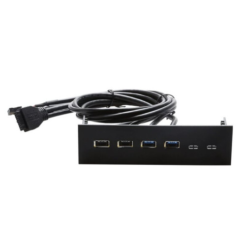 Front Panel Hub Multifunction USB Hubs Computer Expansion Board Optical Drive Front Panel for PC Computer Plug and