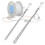 2 PCS Wire Pulling Grip Mesh Cable Pulls Metal Cable Puller Socks Wire Pulling Tools Wire Grip Flexible Snap 2