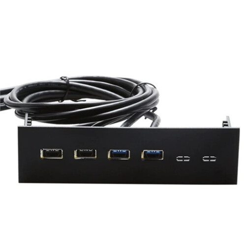 Front Panel Hub Multifunction USB Hubs Computer Expansion Board Optical Drive Front Panel for PC Computer Plug and 2