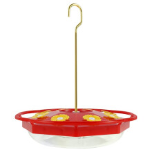 Kolibrievoeder met 8 Voederbakjes, Hangend, Mieren- en Bijenbestendig, Bloemvormig Kolibrievoederbakje voor de Tuin