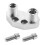 Silver AC Compressor Adapter Fitting Kit for A/C Quick Coupling AC Compressor Connector 2