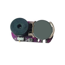 Grilos para Pegadinhas, Placas de Circuito, Brinquedos Sonoros Irritantes, Artefato para Pegadinhas, 20 Sons, 1 Unidade, Roxo