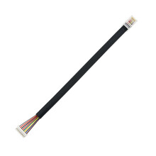 Câble RJ45 1 M, 8 Broches 8 Conducteurs Vers PH2.0 8 Broches, Connecteur Modulaire Femelle 8 Conducteurs, Entraxe 2 mm
