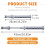 26-43CM Telescopic Small Pull Hammer for Car Dent Repair  Anti-Skating Hail Pull Tool 6