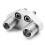 Silver AC Compressor Adapter Fitting Kit for A/C Quick Coupling AC Compressor Connector 6