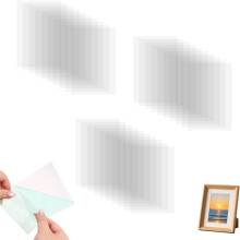 30 Stück Transparente Acetatfolien, Hitzebeständige Acetatfolien, Transparente Kunststofffolie, Kunststofffolie für Bastelarbeiten