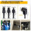 38Pcs Flexible Drill Bit Extension, 105 Right Angle Drill,Hex Socket Adapter, Bit Holder Extension Screwdriver Bit Kit 4