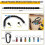 38Pcs Flexible Drill Bit Extension, 105 Right Angle Drill,Hex Socket Adapter, Bit Holder Extension Screwdriver Bit Kit 2