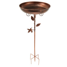 Garden Bird Bath Sturdy Iron Outdoor Bird Bath for Outside Vintage Standing Bird Bath Bowl for Outdoor Garden Patio Yard