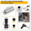 38Pcs Flexible Drill Bit Extension, 105 Right Angle Drill,Hex Socket Adapter, Bit Holder Extension Screwdriver Bit Kit 3
