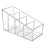 Clear Plastic Remote Control Holder and Desk Organizer with 4 Compartments for Home and Office Use 1