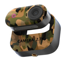 2.7k HD Body Camera Wide Angle Pet Recorder Thumb Camera Portable Action Camera for Work,Cycling,Travel Black