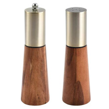 Peppercorns Grinder Sea Salt Peppercorns Grinding Bottle Manual Wooden Home Western Food Seasoning Jar