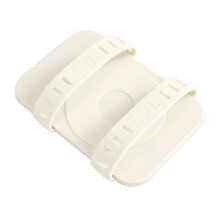 Multifunctional Strip Clip Case Phone Audio Decoder Storage Bag USB Pocket Phone Bag Magnetic Elastic Strap Kit White