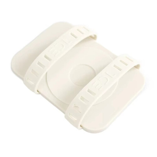 Multifunctional Strip Clip Case Phone Audio Decoder Storage Bag USB Pocket Phone Bag Magnetic Elastic Strap Kit White