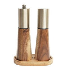 Wooden Pepper Grinder Manual Multi Use Salt Dispenser Kitchen Tool for Salt Spices