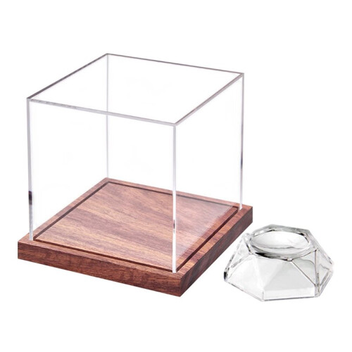 Clear Acrylic   Display Case Multipurpose Transparent Storage Box for Baseball Collections 1