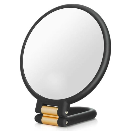 Makeup Magnifying Mirror Travel Hand Mirrors with Handle - Double Side Handheld Mirror with Adjustable Handle/Stand 30x