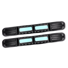 Anti-Collision Patch Bumper Guard Strip 9.6" X 0.45" Universal Reflective Car Door Guards 2 PCS