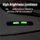 Anti-Collision Patch Bumper Guard Strip 9.6" X 0.45" Universal Reflective Car Door  Guards 2 PCS 5