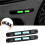 Anti-Collision Patch Bumper Guard Strip 9.6" X 0.45" Universal Reflective Car Door  Guards 2 PCS 3