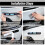 Anti-Collision Patch Bumper Guard Strip 9.6" X 0.45" Universal Reflective Car Door  Guards 2 PCS 2
