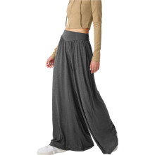 Women'S Wide Leg Sweatpants High Elastic Waist Flowy Palazzo Pants Loose Baggy Pants Bottoms Dark Gray XXL