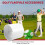 2.7Cm Aperture Outdoor  Training Flagpole Hole Cup  Training Aids Three Holes White Plastic  Hole Cup 5