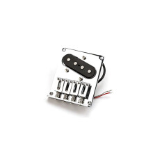 Puente de Bajo de 4 Cuerdas con Pastilla Estilo Vintage para Piezas de Repuesto de Guitarra