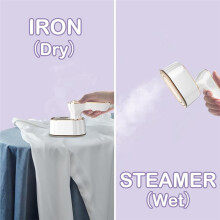 Travel Steamer Iron for Clothes  - Portable Ironing Machine Travel Small Size Portable Steamer Travel Home US Plug