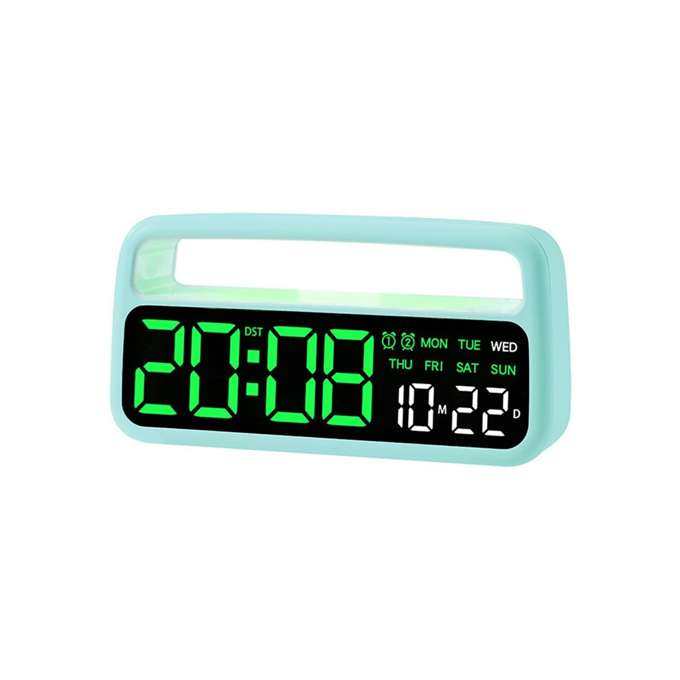 Digital Alarm Clock For Heavy Sleepers Adults Digital Clock With Night ,Large Display, Dual Alarm, Snooze Light/Green 4711256763323