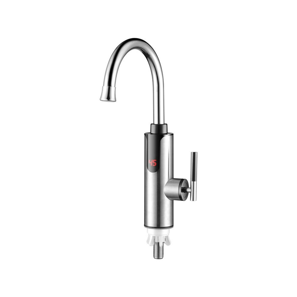 Electric Instant Heating Faucet Hot Cold Mixer Tap 3300W 220V 360 Degree Rotation Fast Heating Tap Digital Eu Plug 4711965851977