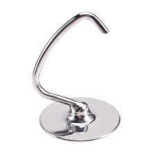 Stainless Steel Spiral Dough Hook Attachment for All 5Plus&6QT Bowl-Lift Stand Mixers, Dishwasher Safe