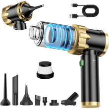 Car Vacuum Portable Cordless-Handheld Vacuum Cleaner with 16000PA Strong Suction,7in1 Air Duster/Blower,for Car,Home,Pet