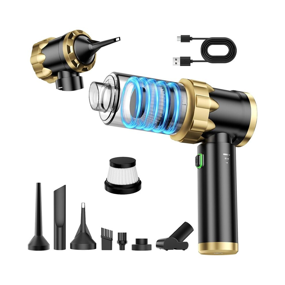 Car Vacuum Portable Cordless-Handheld Vacuum Cleaner With 16000Pa Strong Suction,7In1 Air Duster/Blower,For Car,Home,Pet 4711672634627