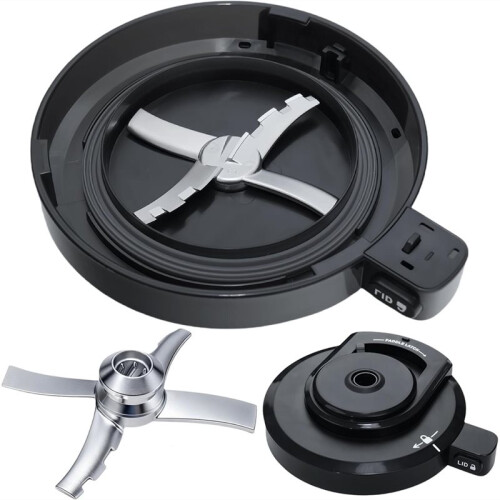 Outer Bowl Lid and 301 Paddle for  NC301 Ice Cream Maker,Reusable  Creami Replacement Accessories