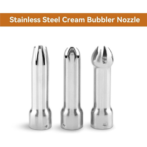 Steel Whipped Cream Dispenser Replacement Parts, Professional Kitchen Accessory 1