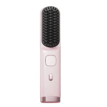 Hair Straightener Rechargeable Wireless Negative Ion Hair Straightener Straightener and Curler Comb