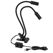 Luminária de Mesa Universal para Microscópio, Fonte de Luz, Holofote, Iluminação para Reparo Eletrônico, Holofote de LED para Soldagem