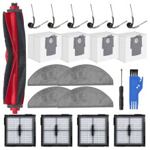 Zubehörset für  Q10 X5+ / Q10 X5 Saugroboter: Ersatzteile, Hauptbürste, Seitenbürste, HEPA-Filter, Wischbeutel