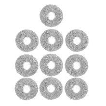 10 Reinigungstücher für 3i P10 Ultra Staubsaugerzubehör, Ersatz-Wischmopppads